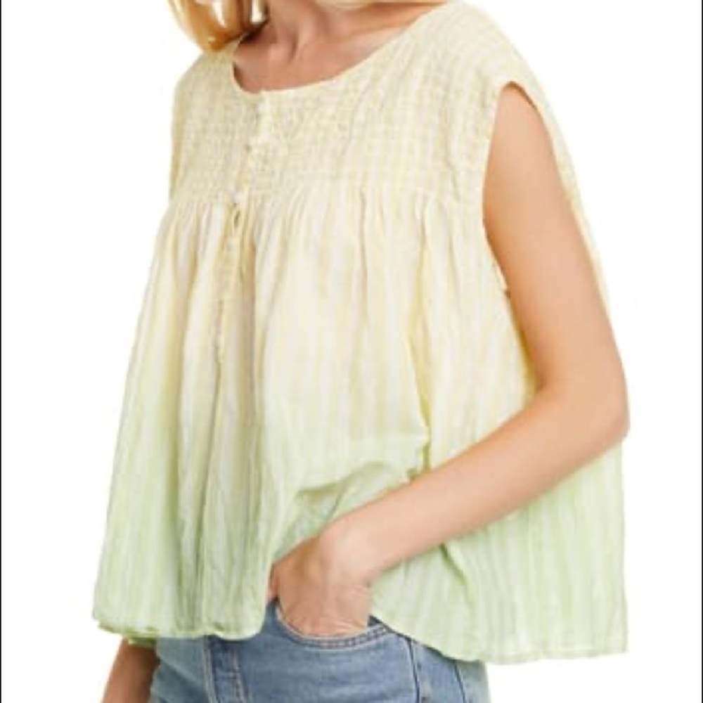 Free People Little Bit of Something Ombre Top - Picture 2 of 9